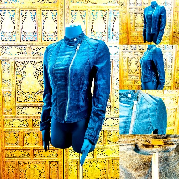 Free People Women’s Biker Motorcycle Jacket